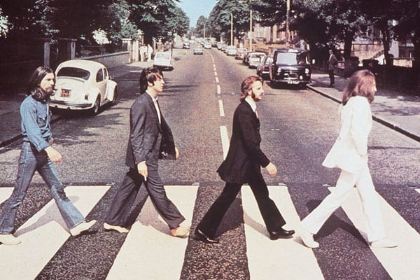 レア Beatles Abbey Road yellow black ビートルズ-